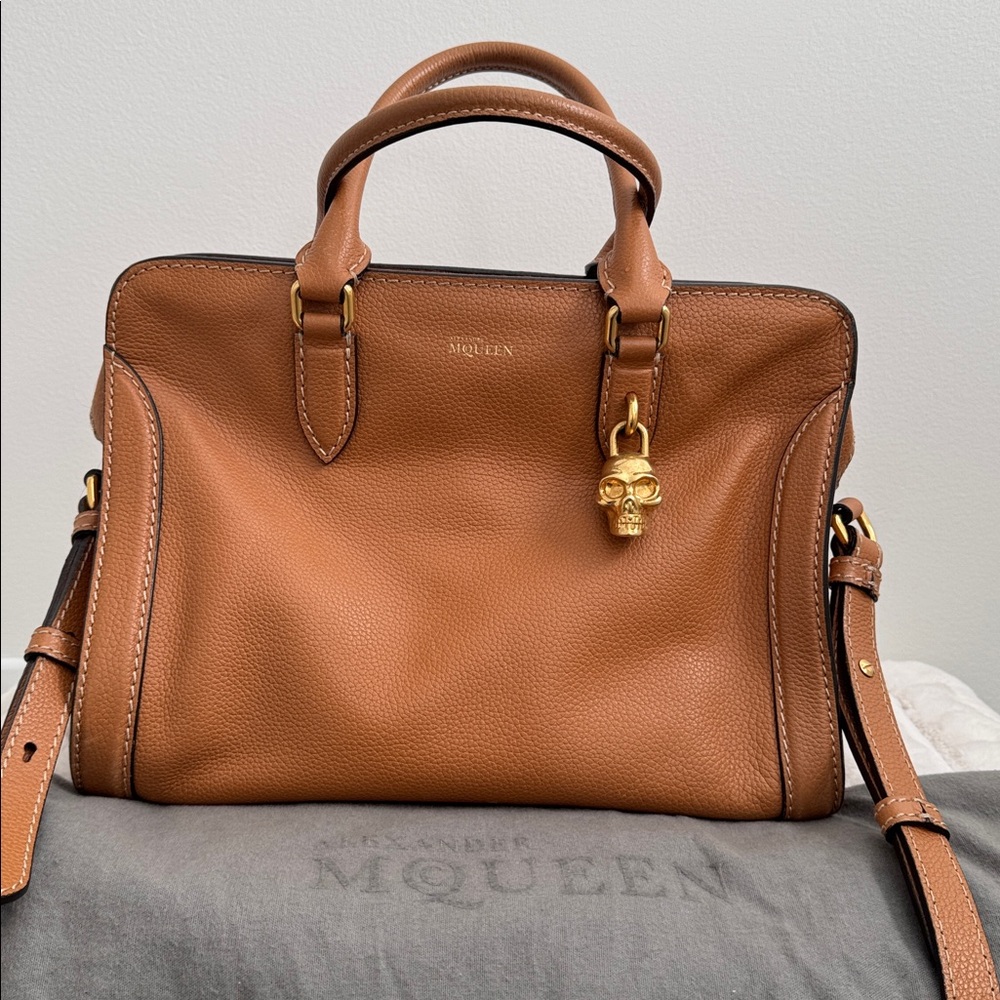 Alexander McQueen Tan Leather Handbag